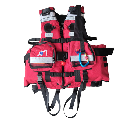 背心式激流救生衣 高强度防水牛津布 PFD自救装置 多个前置挂点 高强度反光条